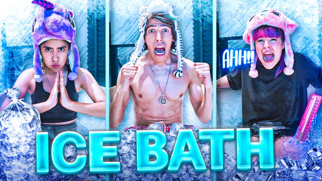 NOS METEMOS EN UNA TINA CON HIELOS. ICE BATH CHALLENGE | POLINESIOS RETO