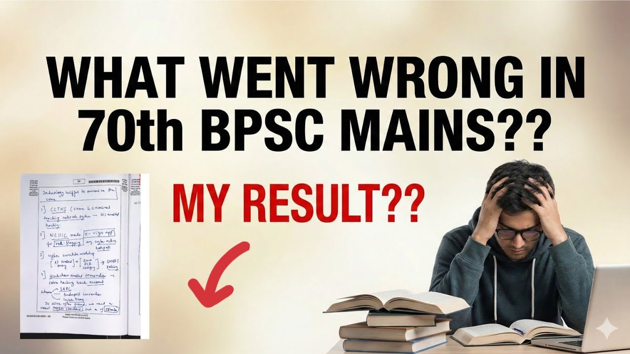😥70th BPSC MAINS SHOCKING RESULT🤒 | MY RESULT🥺? WAY AHEAD NOW 🌼🎉