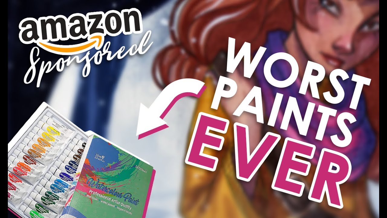 Trying AMAZON SPONSORED Art Supplies! IS IT WORTH IT?