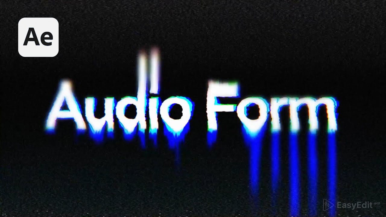 Как заставить текст реагировать на музыку в After Effects | Учебник Audio Spectrum