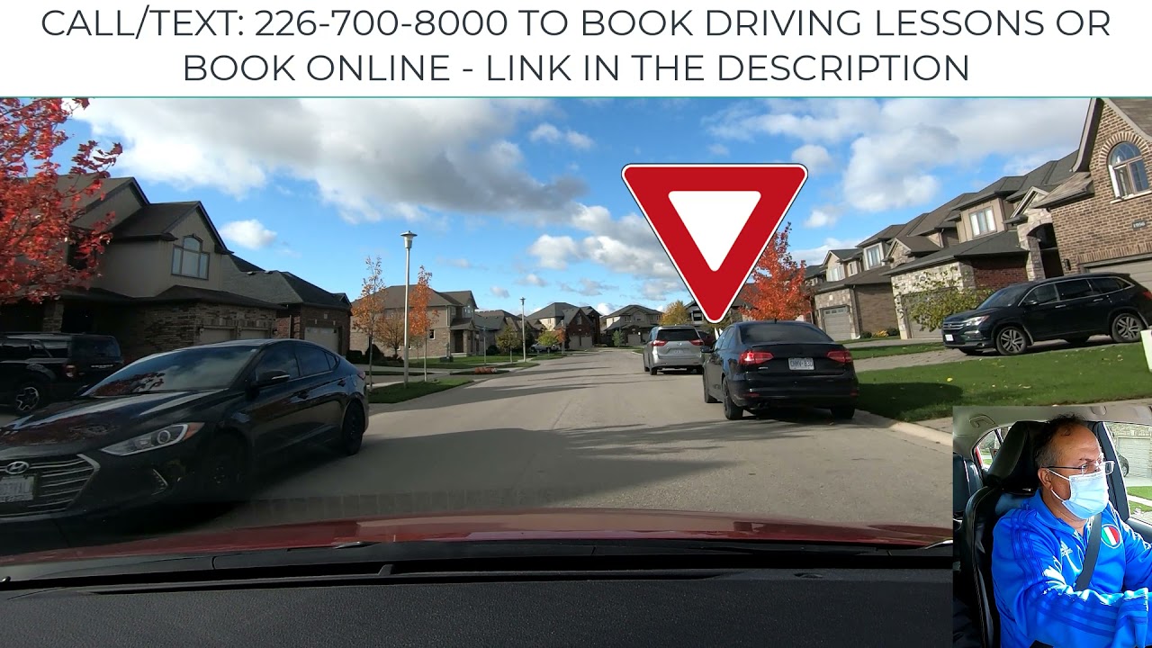 North London Driving School - Stop Signs and Yield Signs Driving Rules to Pass G