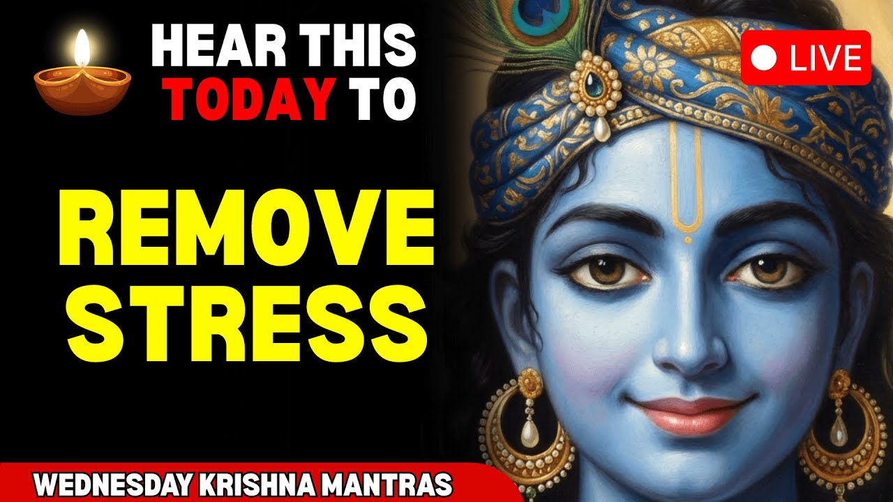 🔴 LIVE 🔴 Wednesday Morning Prayers | Non-stop Shree Krishna Mantras | Krishna Bhakti Mantras