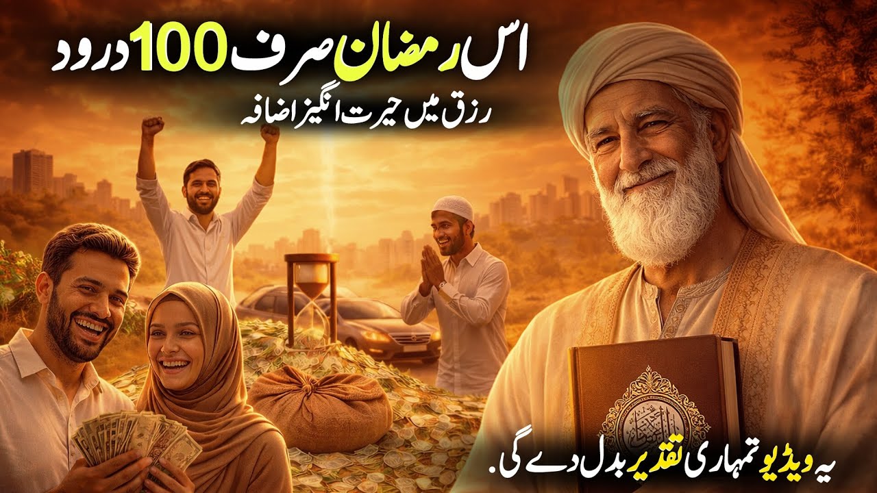 Ramzan Me Sirf 100 Durood Aur Rizq Me Hairat Angeez Izafa | Taqdeer Badalne Ka Raaz 2026
