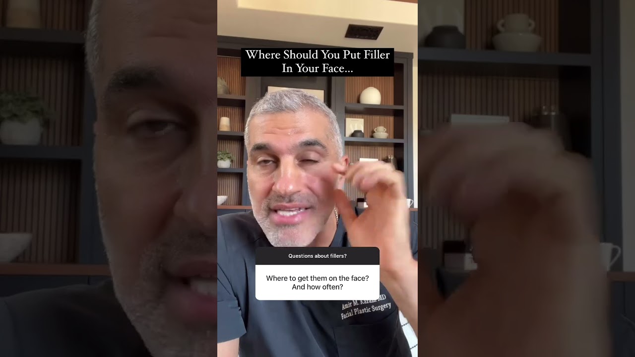 Dr. Amir Karam Shares the BEST Places to get Filler!