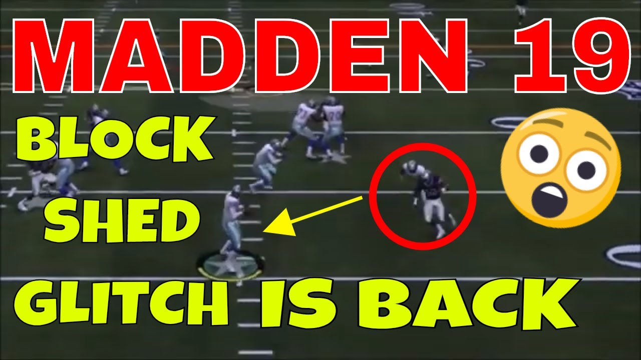 BLOCK SHED GLITCH Blitz IS BACK MADDEN 19. ONLY FROM THIS FORMATION? BEST COVERAGE BLITZ
