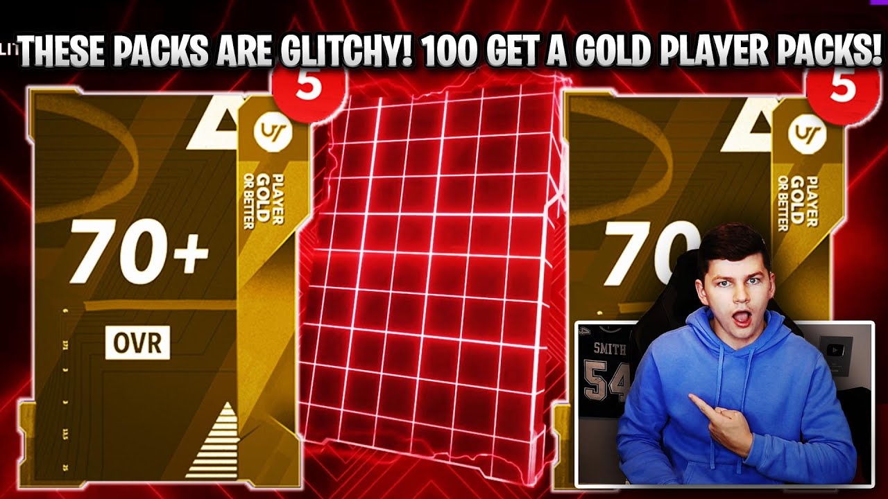 INSANE PULLS! THESE PACKS ARE GLITCHY! 100 GET A GOLD PLAYER PACKS! 500K PACK OPENING! | MADDEN 21