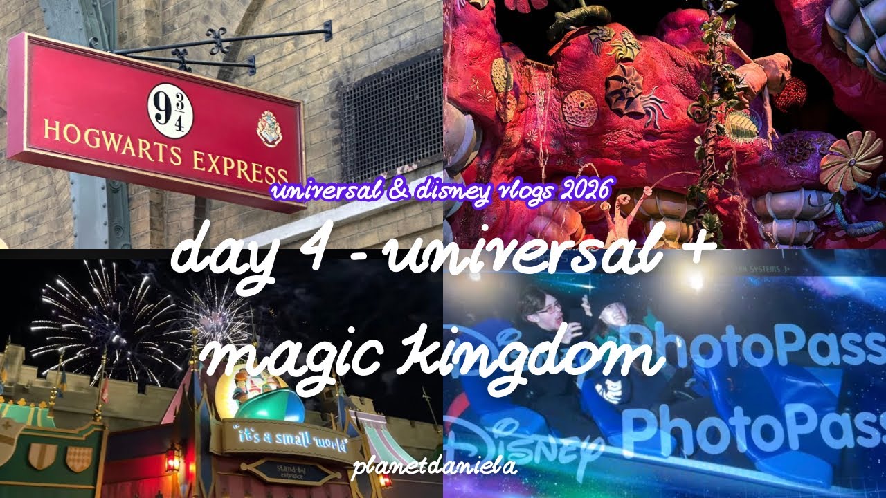 universal/disney vlogs 2026 ⭐️ | day 4 • universal + magic kingdom 