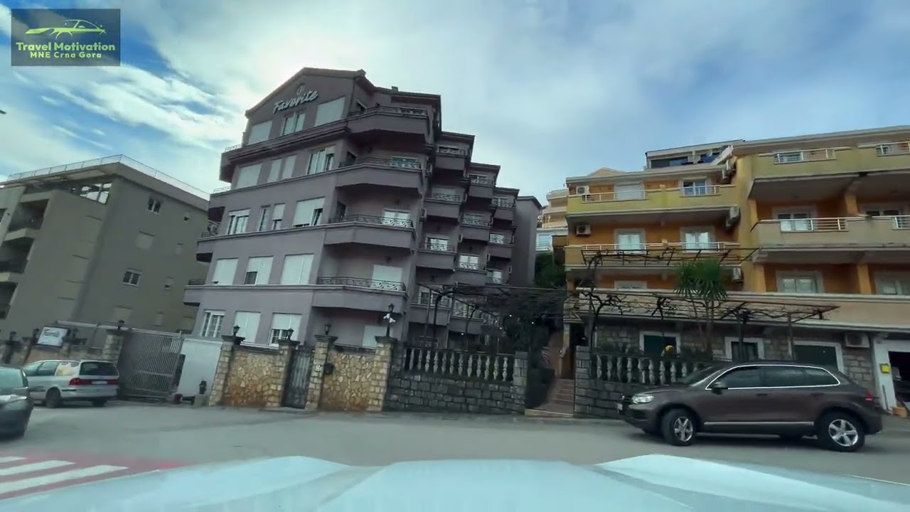 Kroz BUDVU kolima u Februaru 🌊 More i zimski vibe 🚗 POV vožnja kroz centar 🌊 BUDVA winter drive