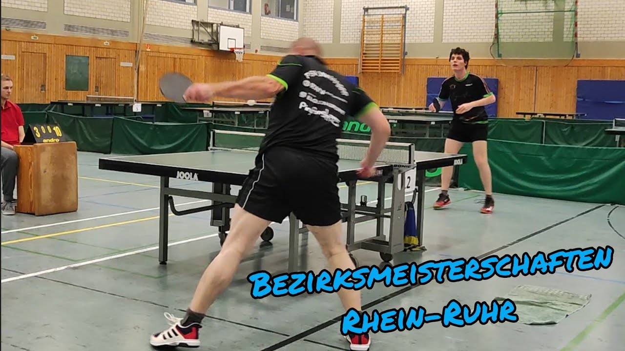Das Herren A Finale - Bezirksmeisterschaften Rhein-Ruhr - Björn Baumann vs Marco Stefanidis
