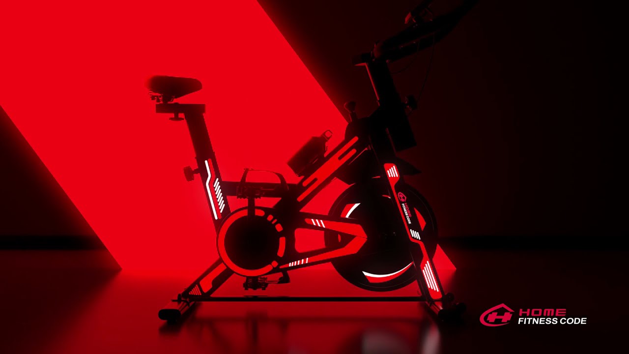 HomeFitnessCode -Assemble Guide: Indoor Exercise Bike Stationary Bike with LCD Display