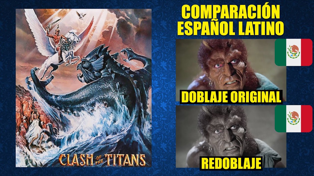 Furia de Titanes [1981] Comparación del Doblaje Latino Original y Redoblaje | Español Latino