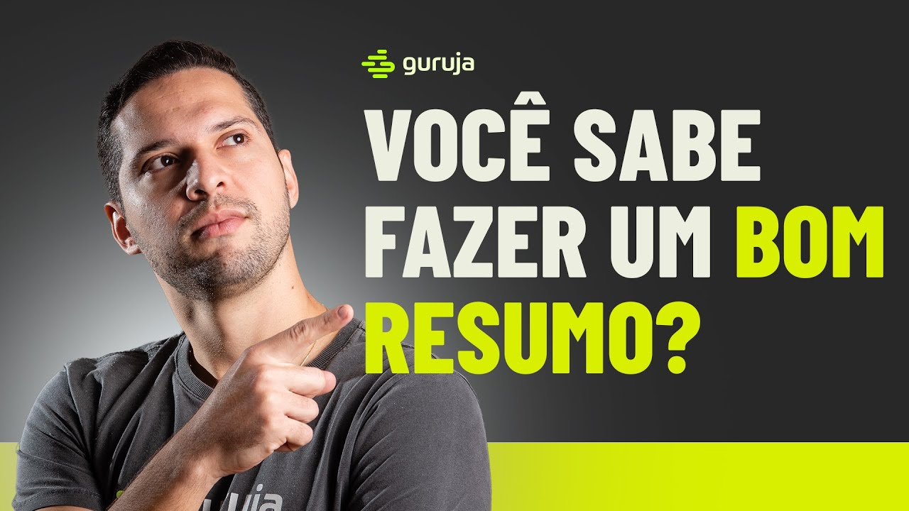 Aprenda a fazer um resumo de qualidade