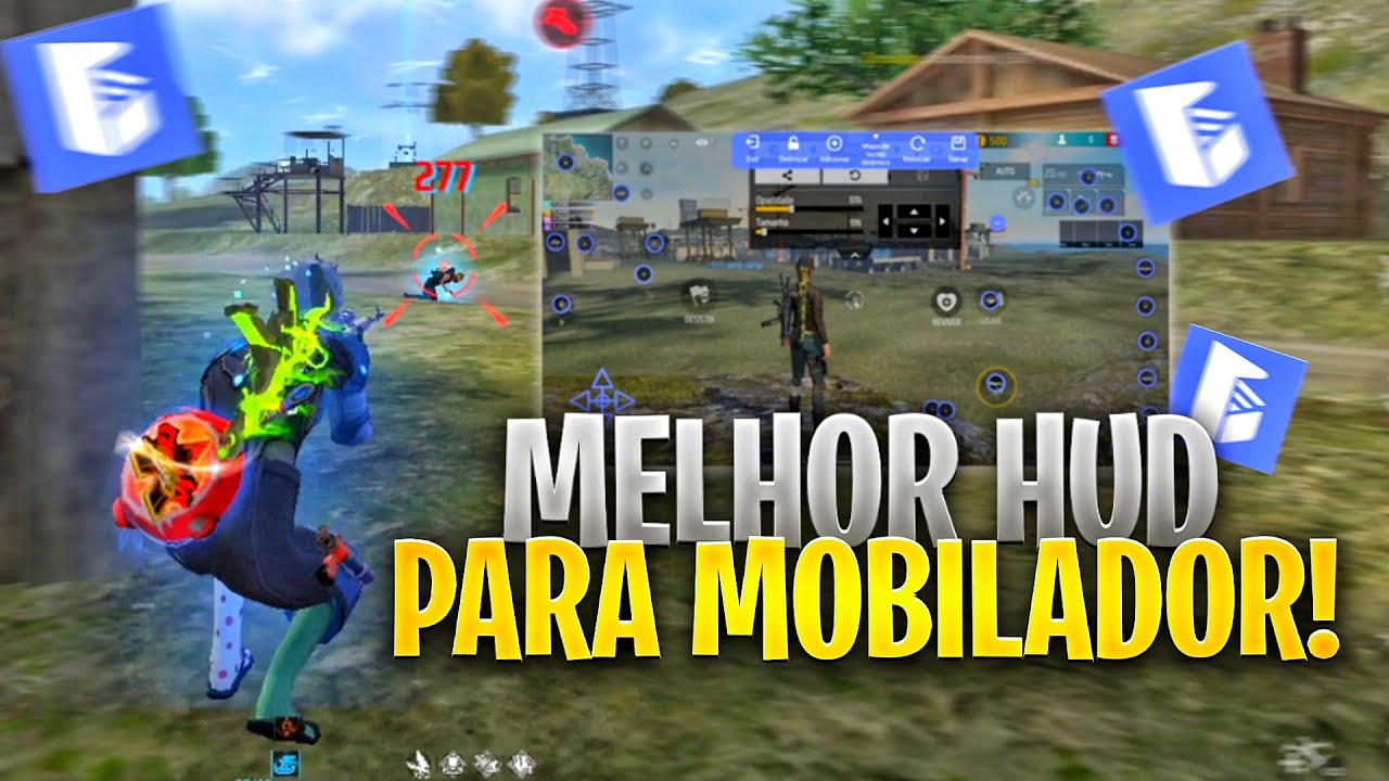 MELHOR HUD PARA MOBILADOR!! GG MOUSE PRO FREE FIRE
