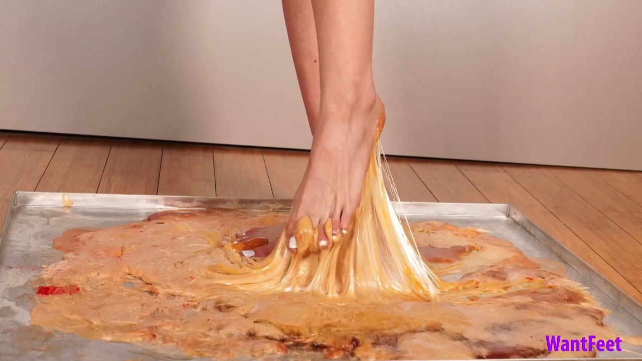Sandra Barefoot Stuck in Glue Trap ASMR