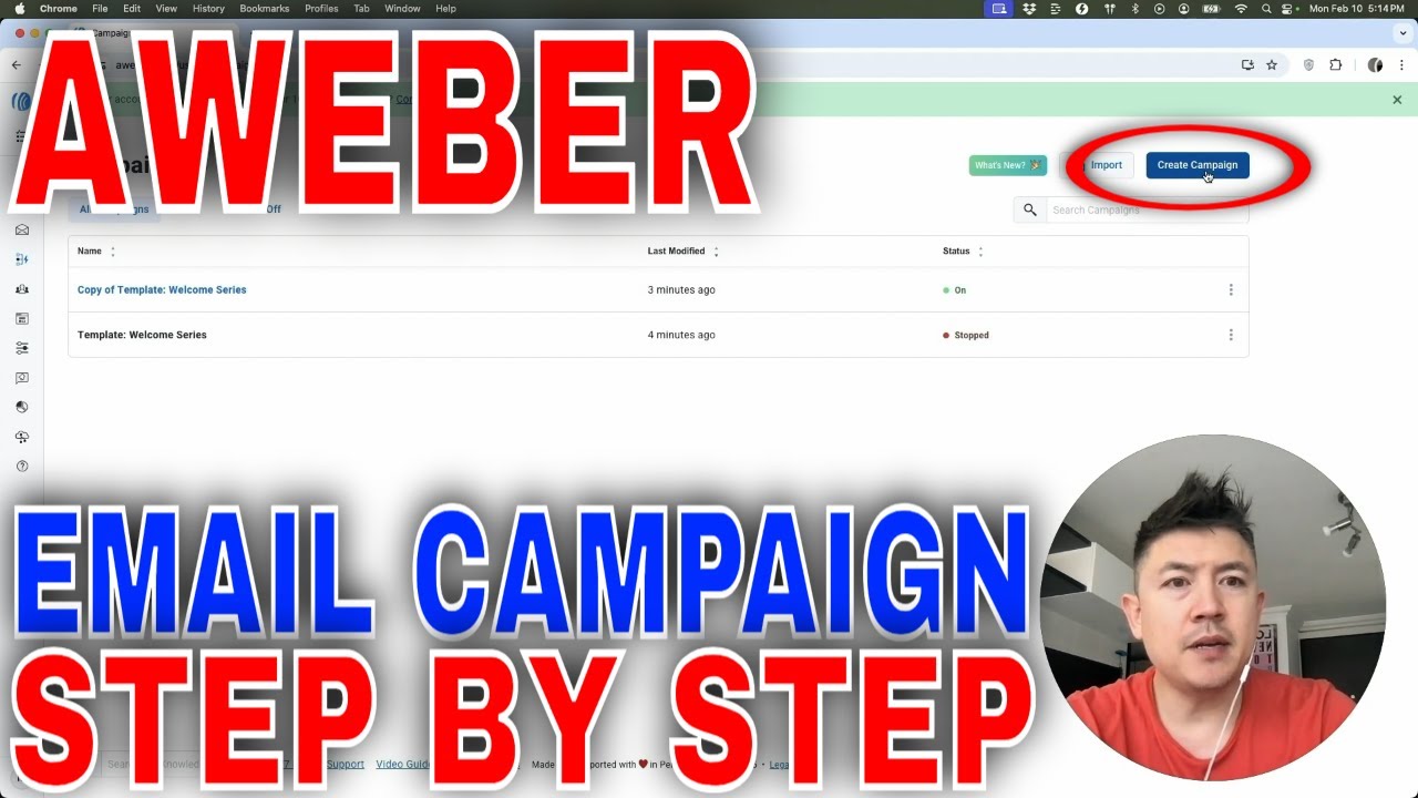 ✅  How To Create Email Campaign In AWeber🔴