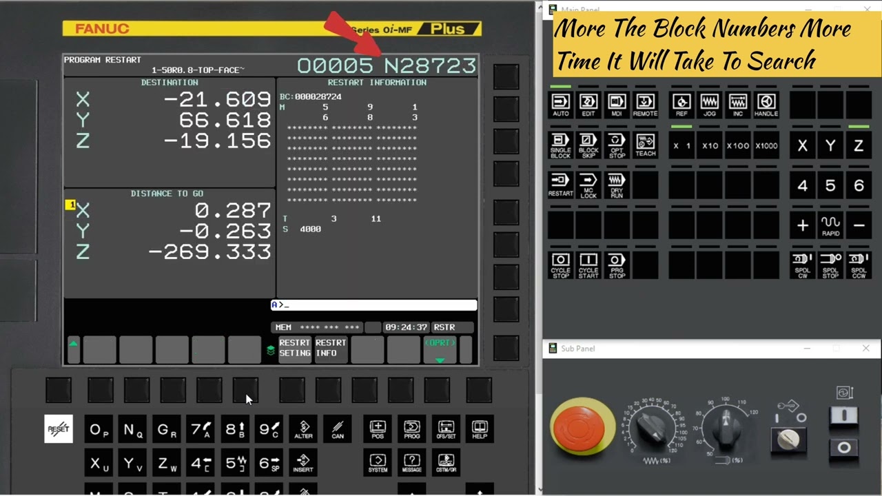 Program Restart Function during Power Failure [Fanuc Controller]