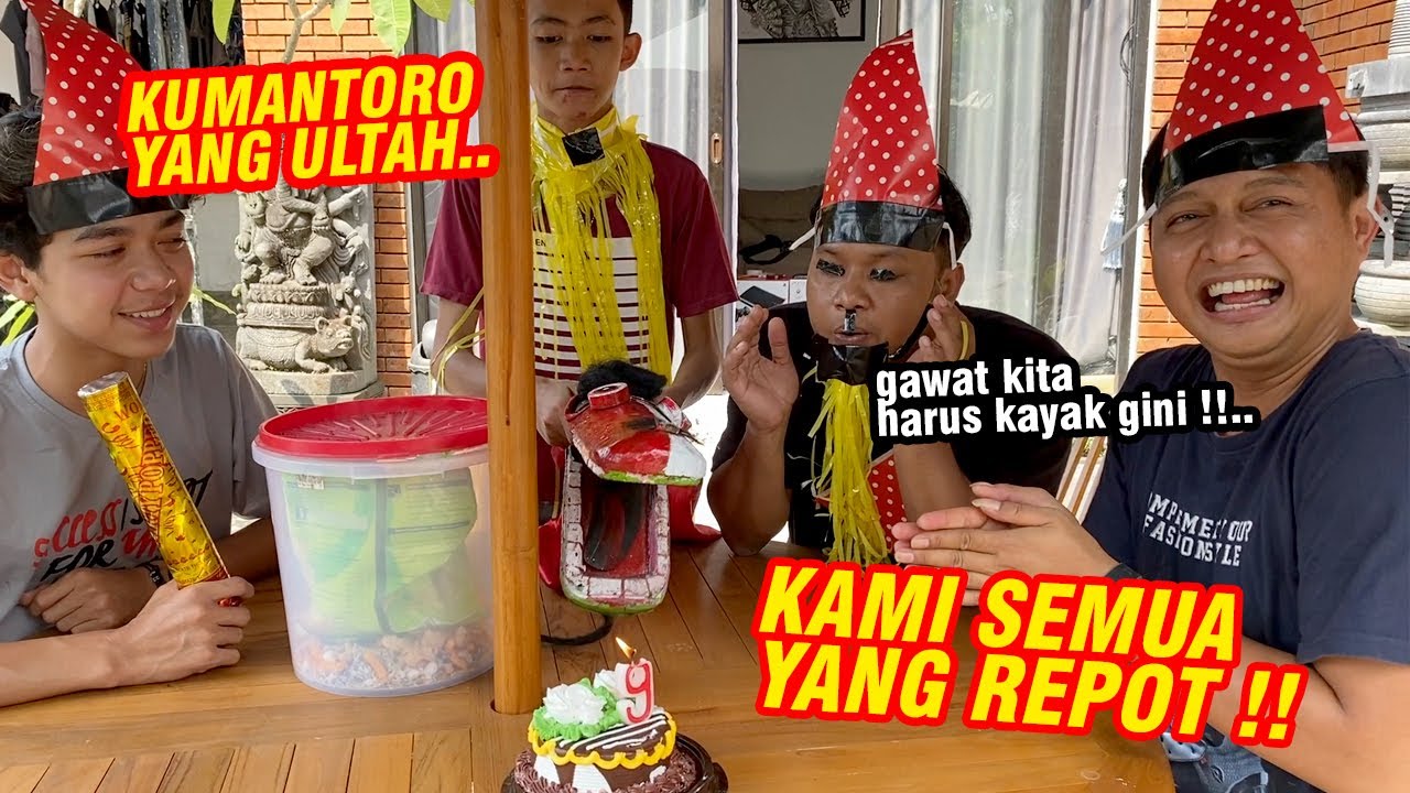 ADUH GAWAT KUMANTORO ULTAH HARI INI !! Enthul maksa dirayain dengan meriah