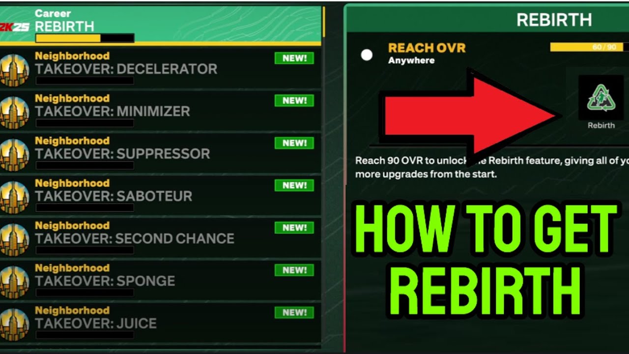 Как получить ВОЗРОЖДЕНИЕ в NBA 2k26 текущего поколения