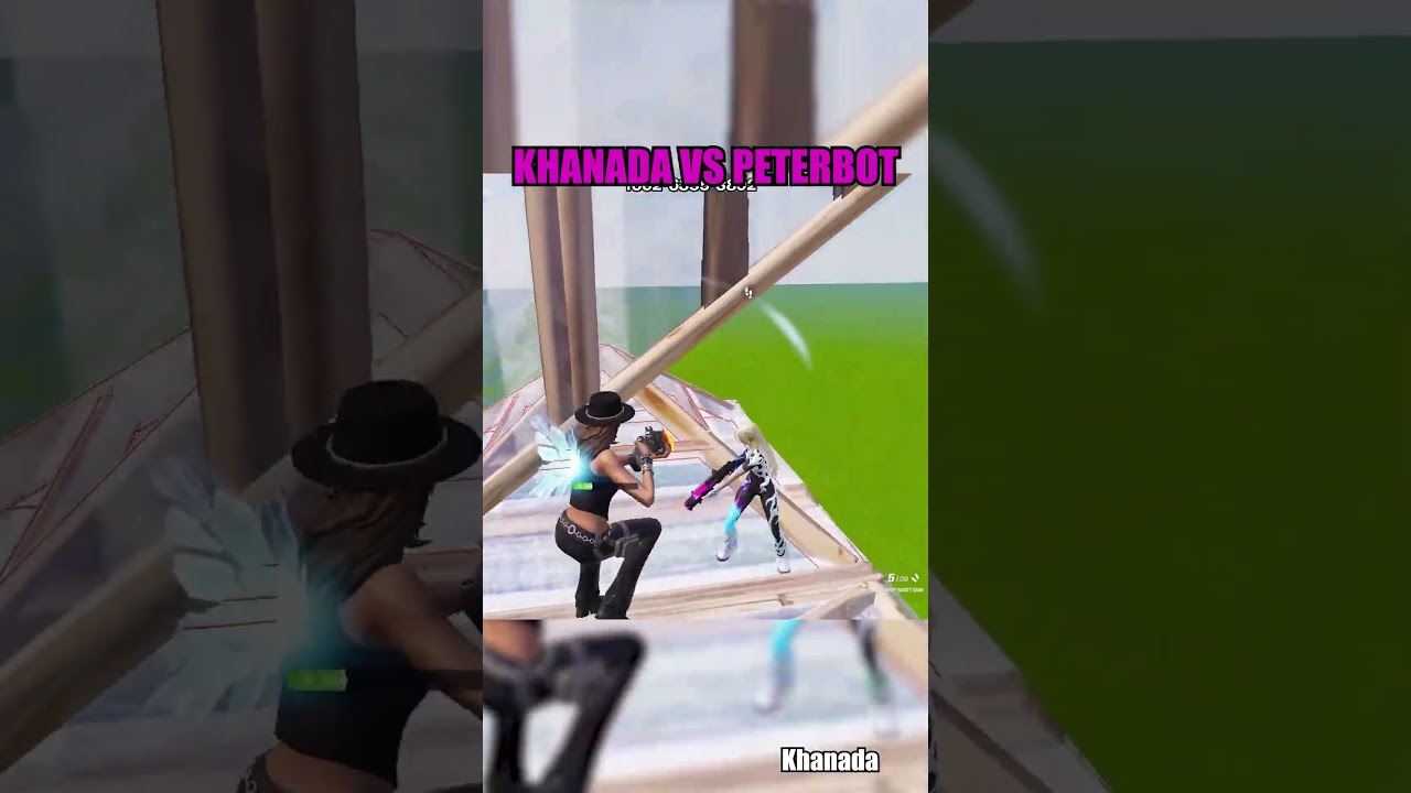 Khanada Destroys Peterbot in 1v1 Buildfights #fortnite