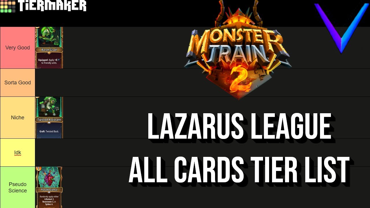 Lazarus League All Cards Tier List | Monster Train 2