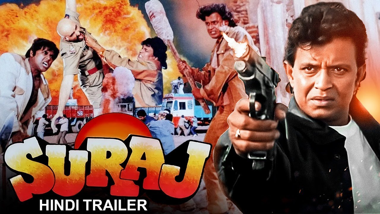Mithun Chakraborty's SURAJ (1997) Official Hindi Trailer | Ayesha Jhulka | Bollywood Action Movie