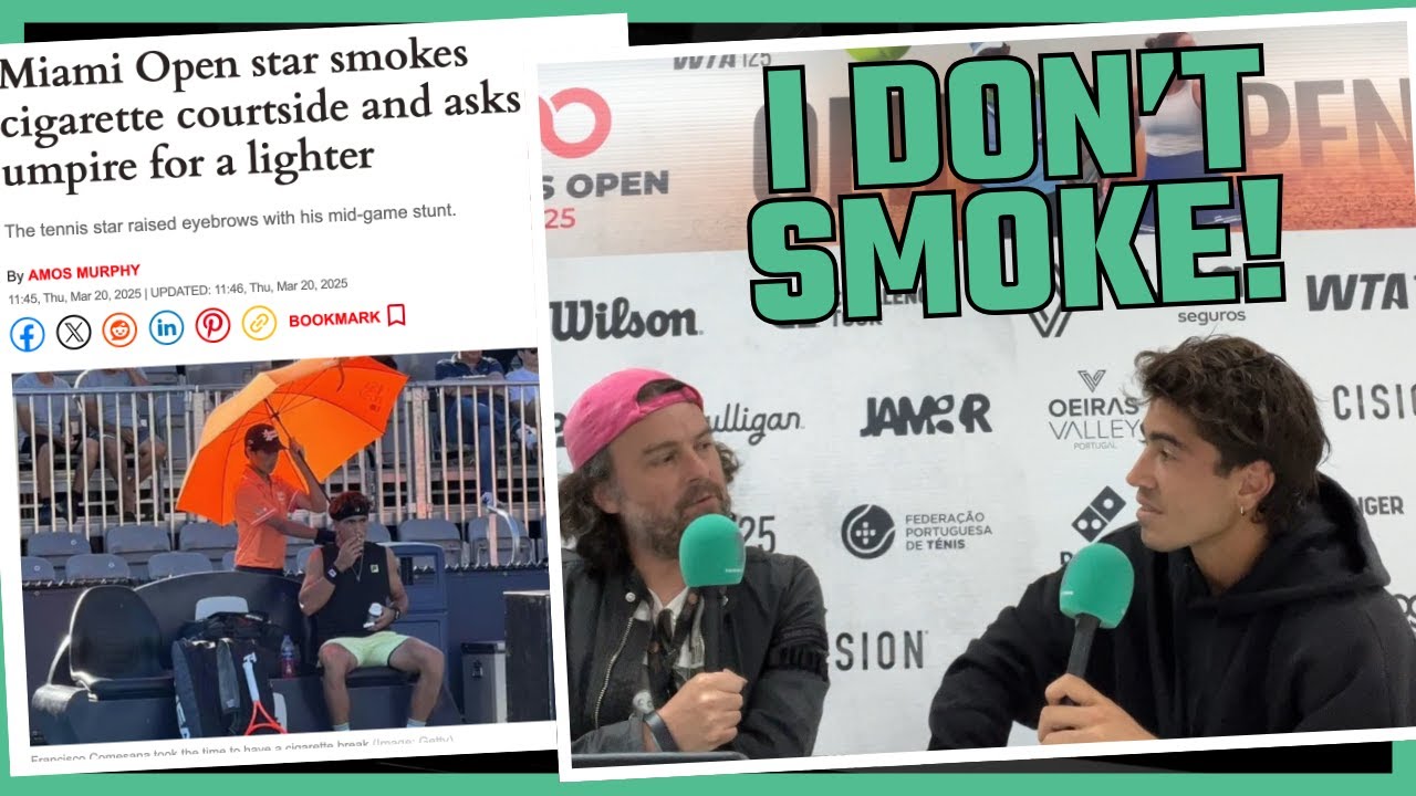 Francisco Comesaña: People said I smoked, but I didn’t. Of course I don’t smoke, I was taking a pill