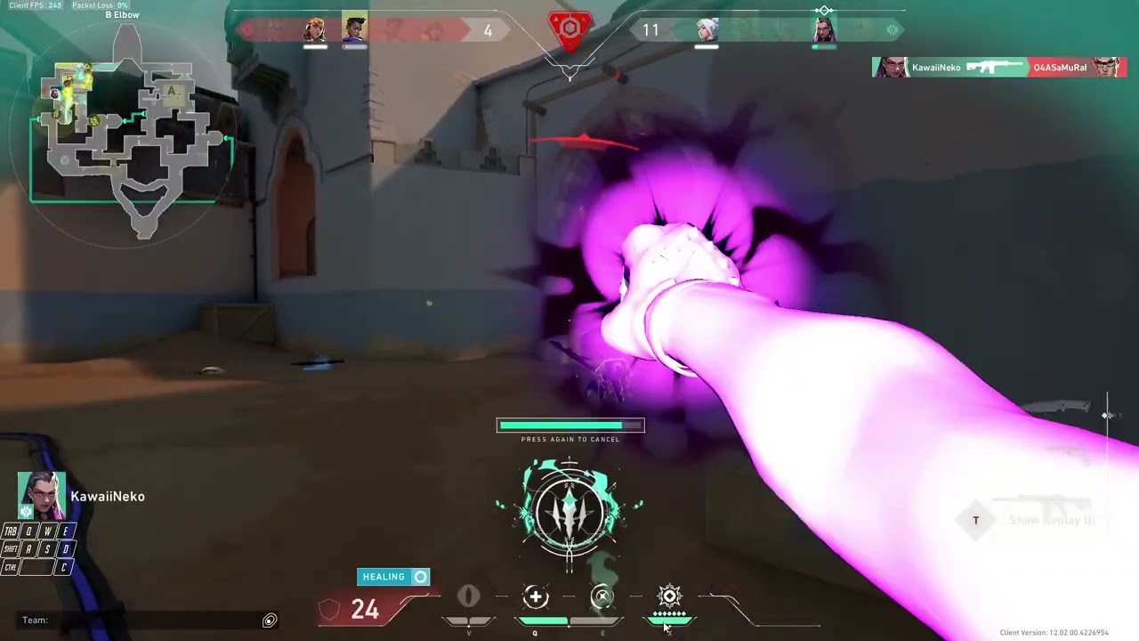 Reyna cool 4K clutch, Bind