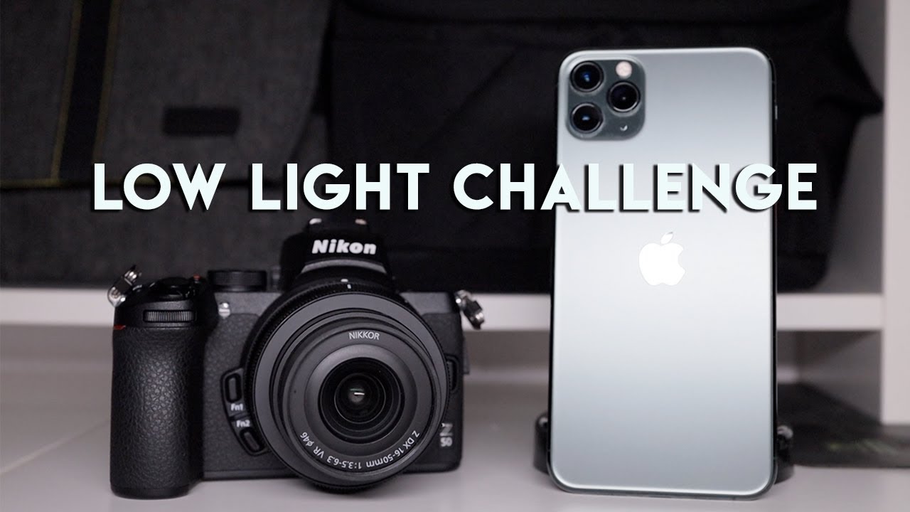Nikon Z50 + 16-50mm Kit Lens vs iPhone 11 Pro Max - Low-Light Challenge (Surprisingly Good!)