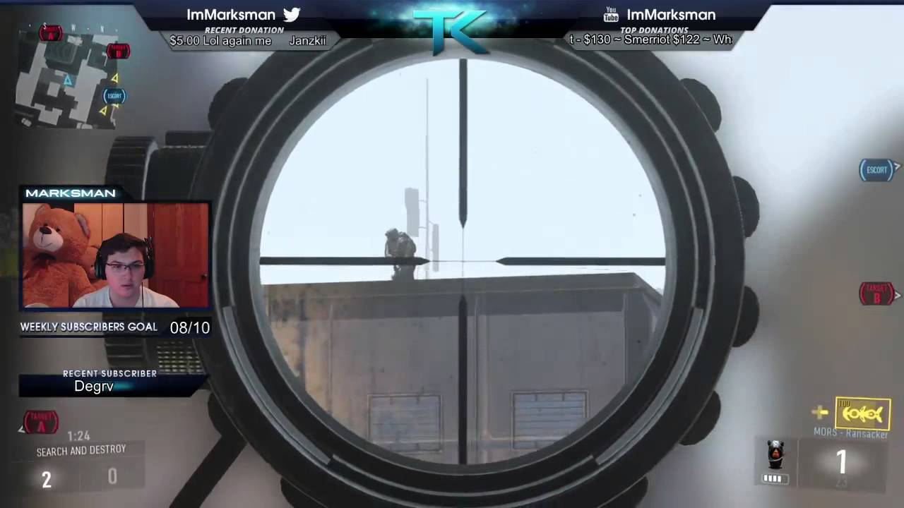 OVERKILL IS AMAZING! SICK Sniping + BAL (AW SnD)