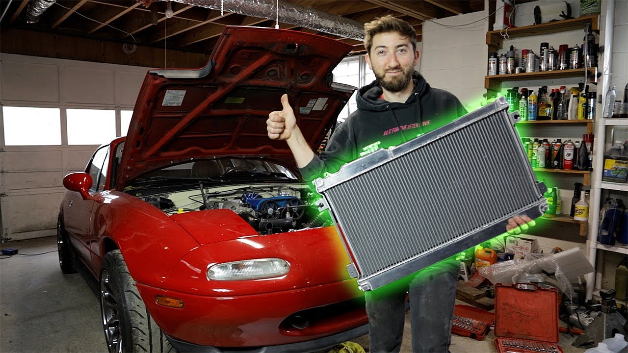 Improve Your Miata's Cooling Performance! Cobalt Aluminum Radiator Install
