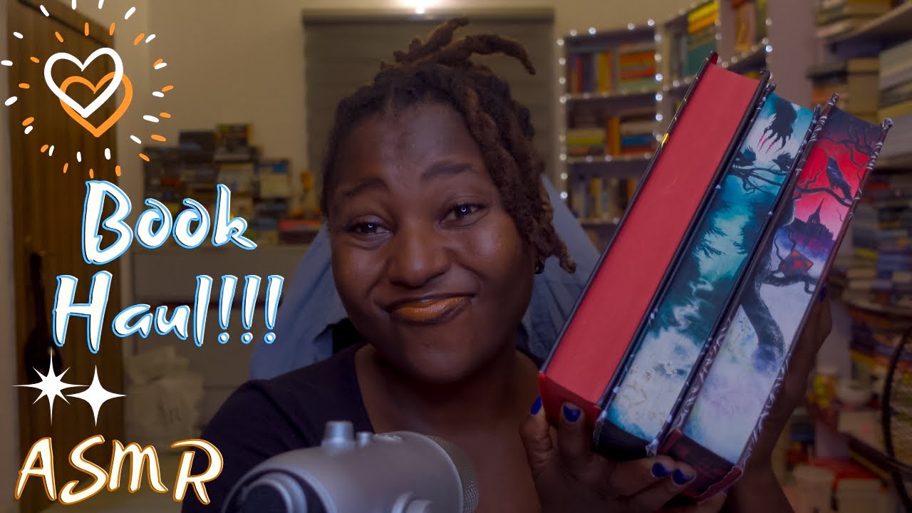 ASMR ✨ BOOK HAUL and Review | special editios 🙈... tingles tingles tingles