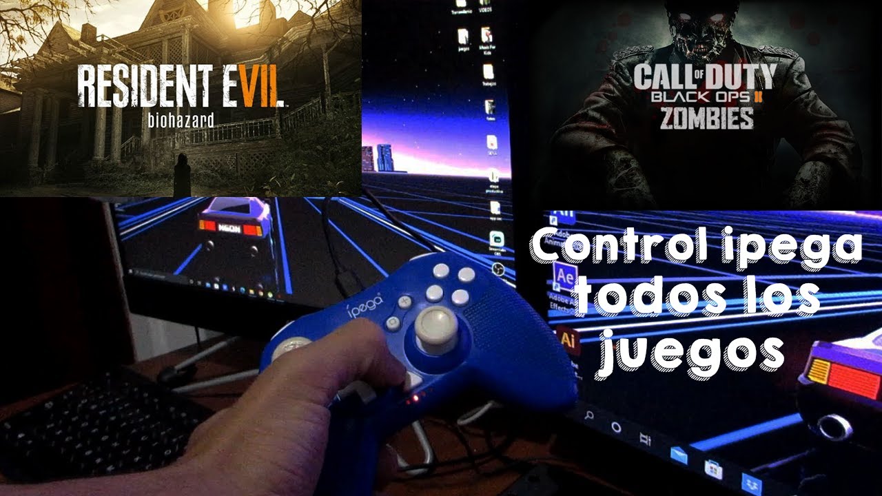 Jugar cualquier juego con control Ipega en PC