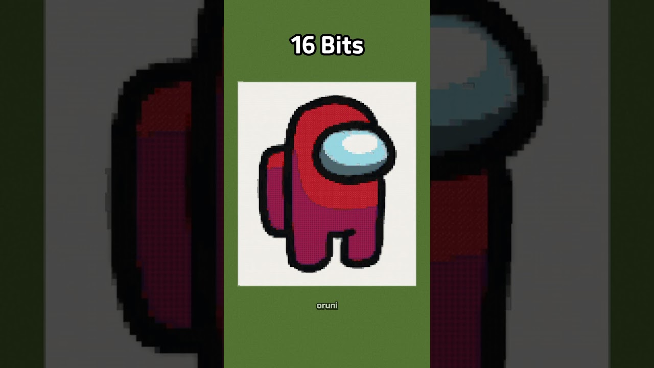 Minecraft Among us 64bit 32bit 16bit 8bit 4bit 2bit 1bit