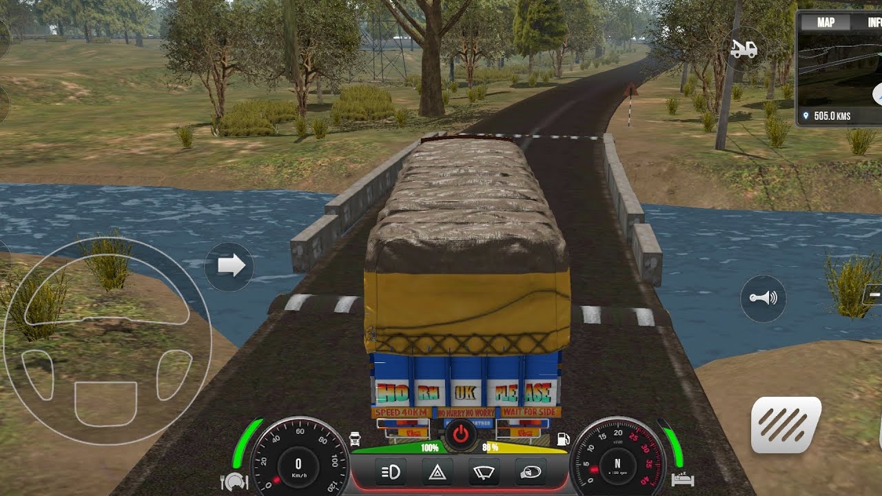 I played truck master simulator. ( What a  graphics)🏁🏙️ Vadodara to Ahmedabad