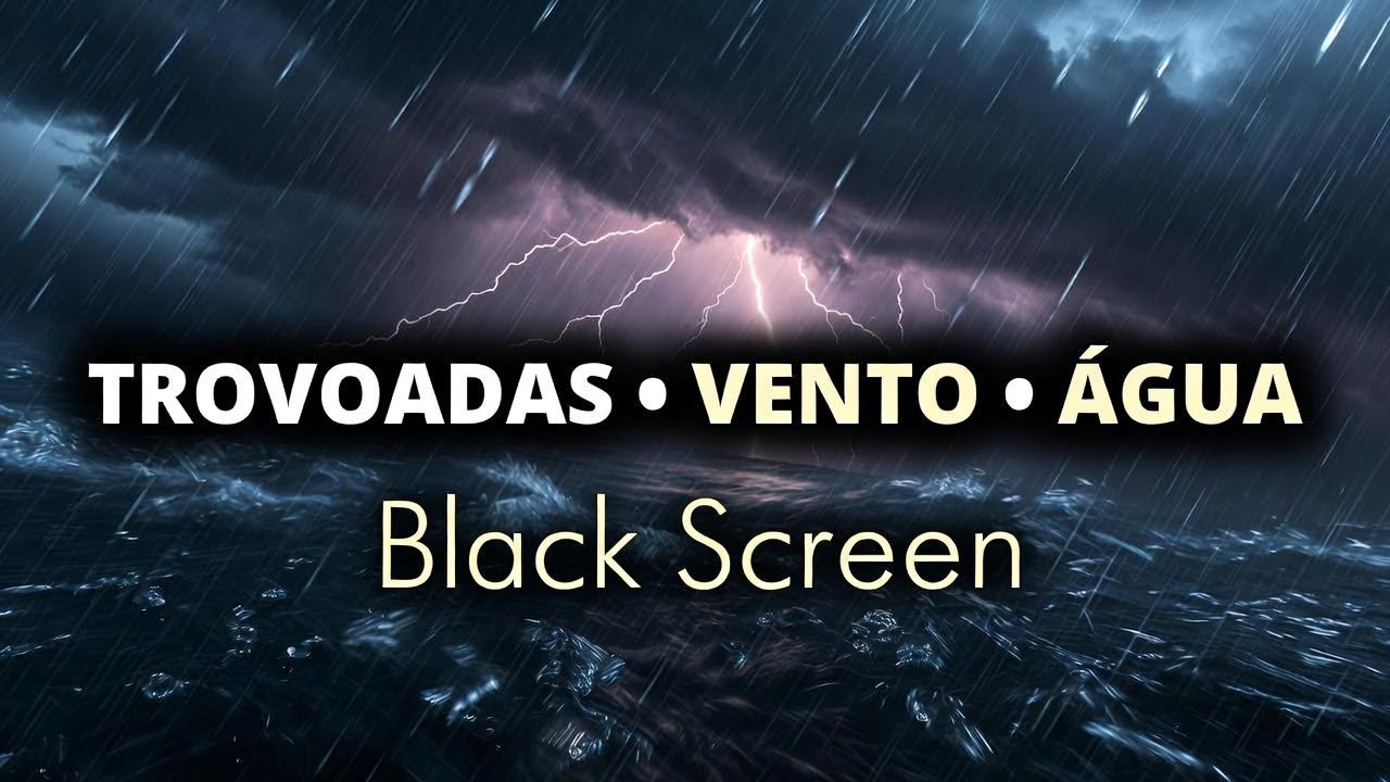 Trovões e Vento na Floresta  Powerful Storm Thunder & Wind   @SomdaNaturezaZen ⛈