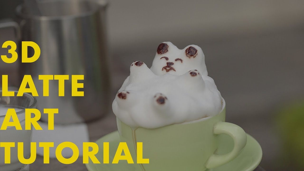 HOW TO CREATE 3D LATTE ART WITH ANAZ BECK FROM LAGANI COFFEE