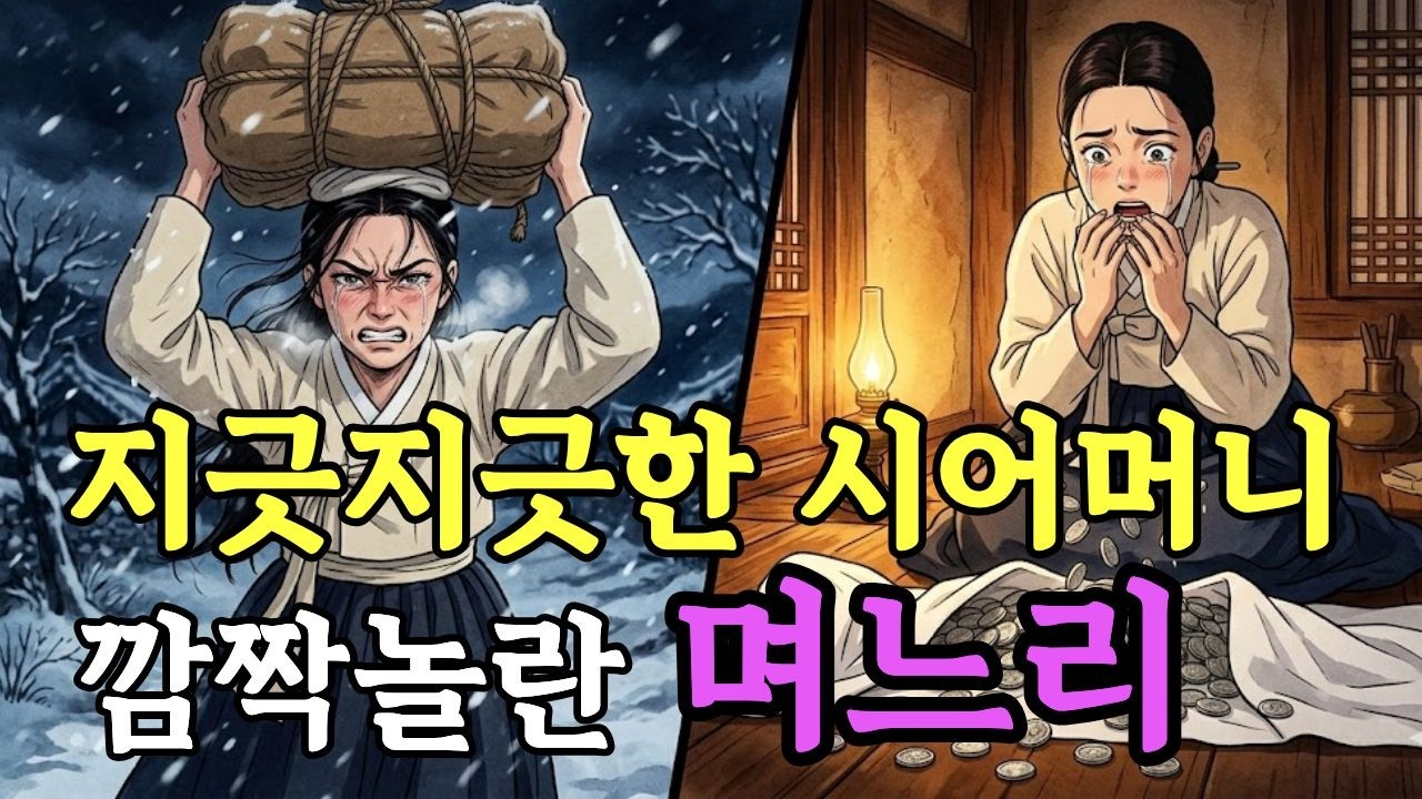 장례짐 속에서 은전이 쏟아졌습니다 | 독한 시어머니의 진짜 속마음 | 옛날이야기 | 한국민담 | 오디오북 | 야담 |