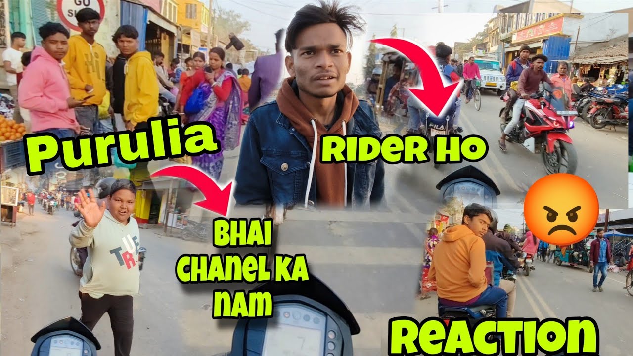 Balarampur Hat Crowd🤯! KTM Rider Puruliya. Crazy Public Reaction😘
