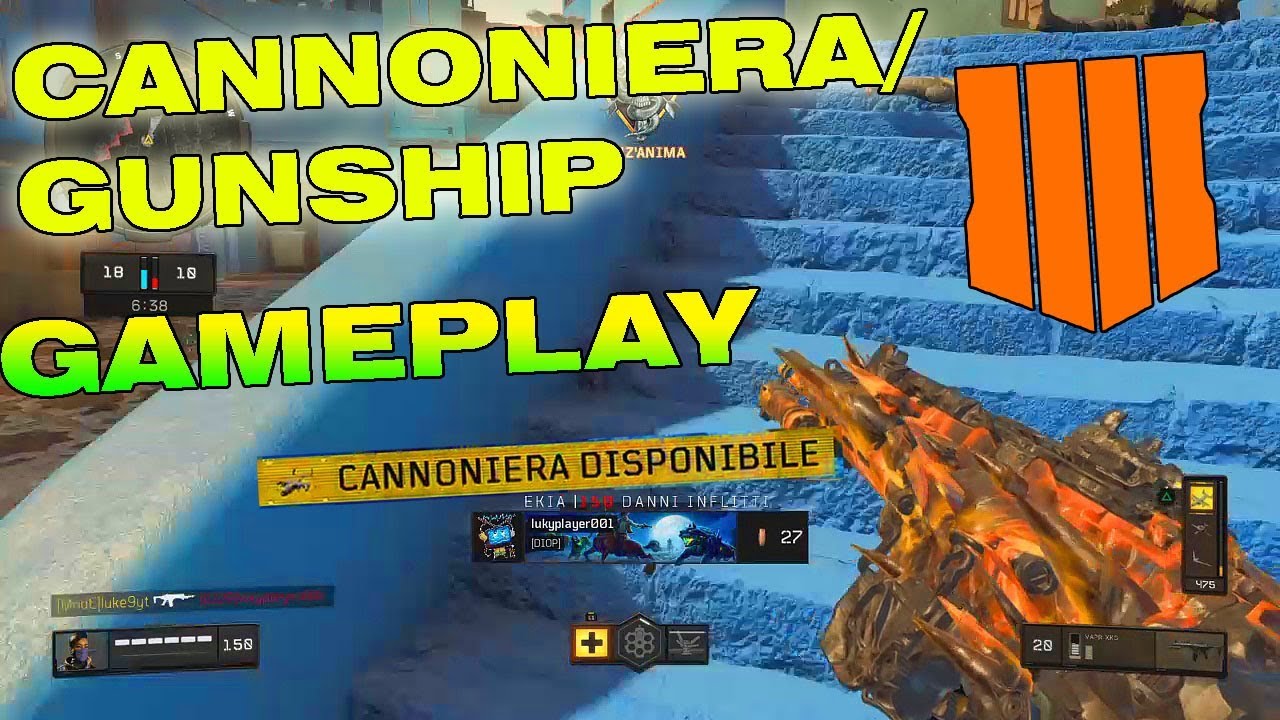 CANNONIERA/gunship gameplay [COD BO4] [ITA]