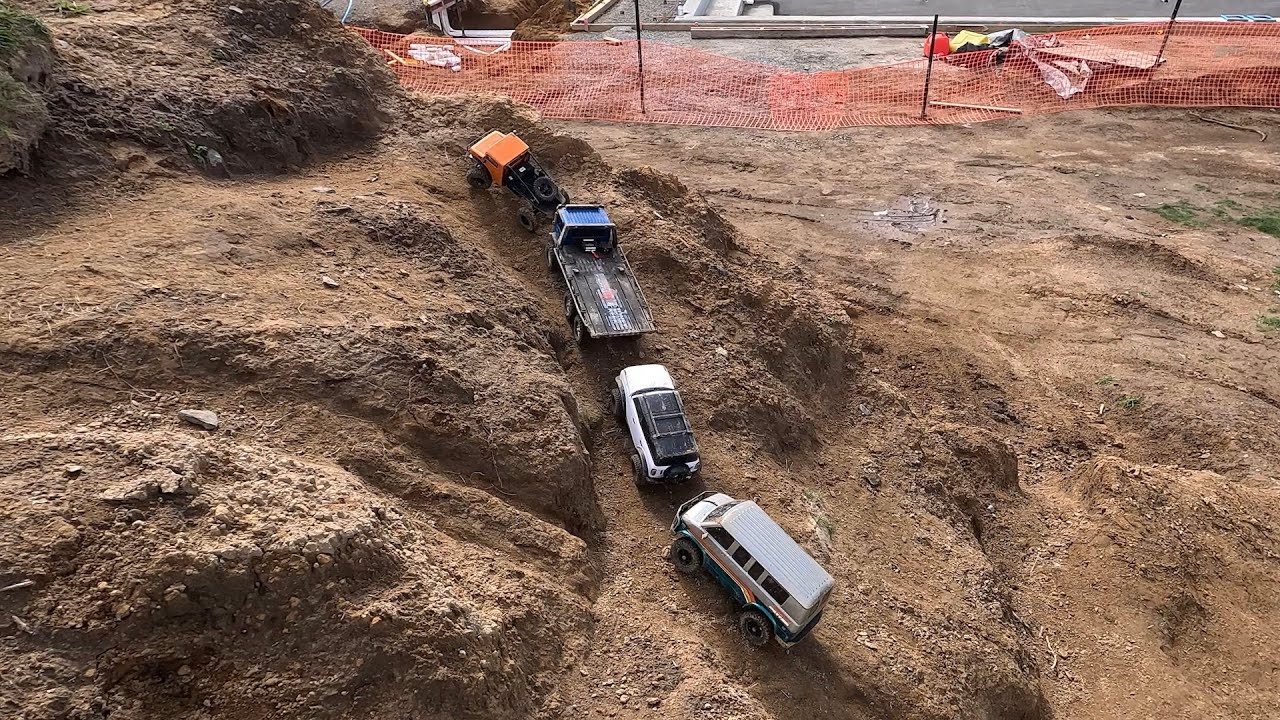 HobbyPlus & Traxxas RC Crawling! - CR18P Arktos, RockVan, T-Hunter & TRX4M High Trail