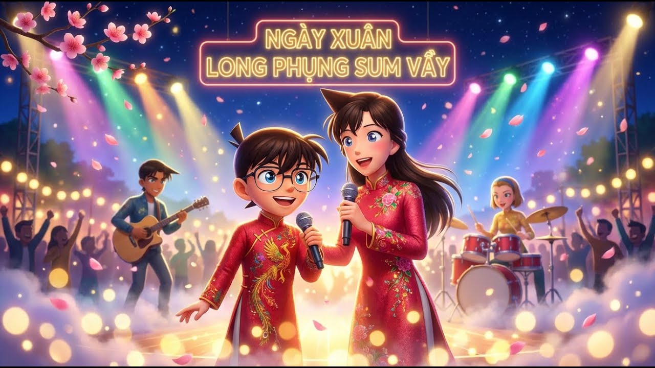 Ngày xuân Long Phụng sum vầy - Conan AI Singer Cover (Suno AI) | Nhạc Sôi động Hay Nhất