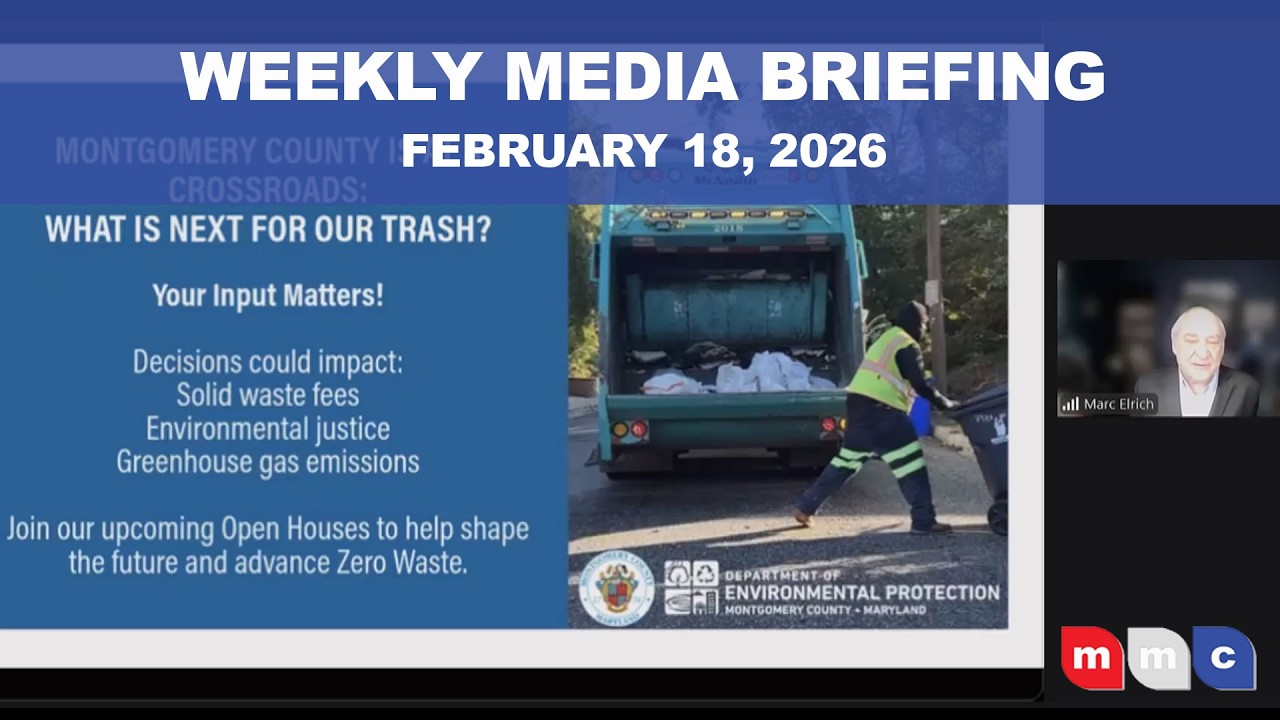 Montgomery County, MD Weekly Media Briefing & Public Health Update- February 18, 2026