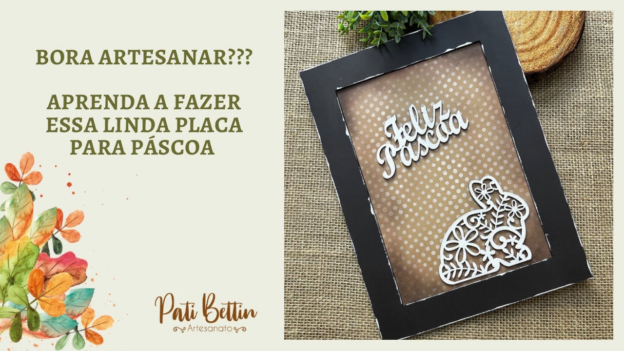 Placa decorativa Páscoa