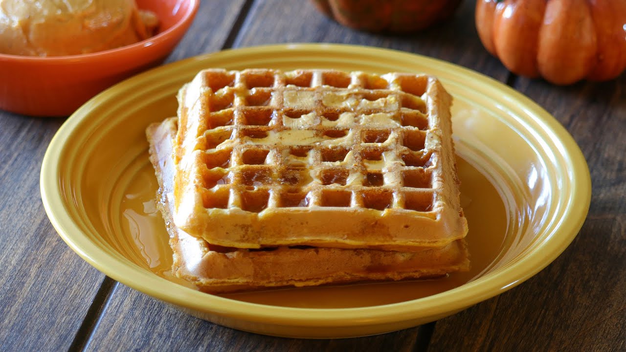 Pumpkin Spice Waffles Recipe