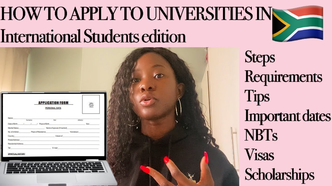Steps on HOW TO APPLY TO UNIVERSITIES IN SOUTH AFRICA : International Students edition