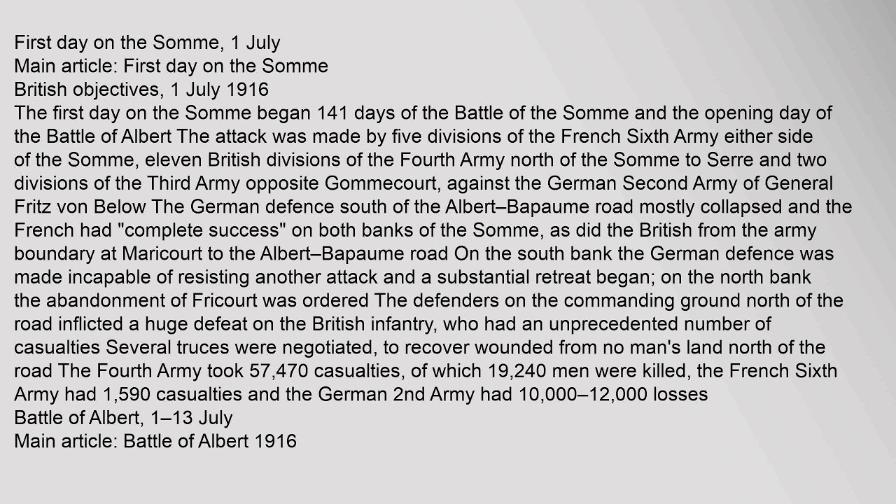 Battle of the Somme