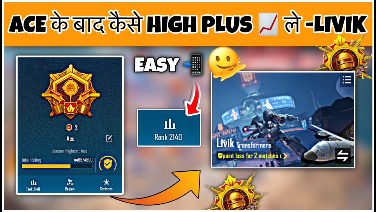 DAY🇮🇳09 : LIVIK Me ACE ke Baad High PLUS 📈 Kaise lee ⁉️ CONQUEROR C8S24 RANK PUSH | tips & tricks ✅