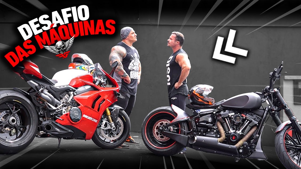 MOTO DO RENATO CARIANI VS MOTO DO FABIO GIGA - ELES PARARAM TUDO !