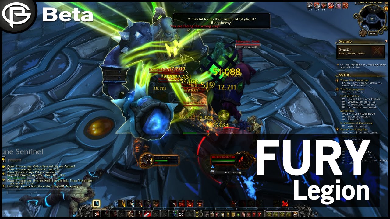 Fury Warrior Complete Preview - Legion