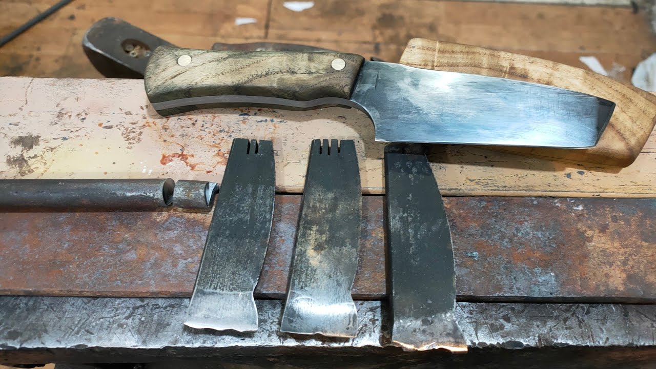 Quenching test on leaf spring steel...Makas Çeliğine Su Verme Testi (Demir KESECEK mi?)....